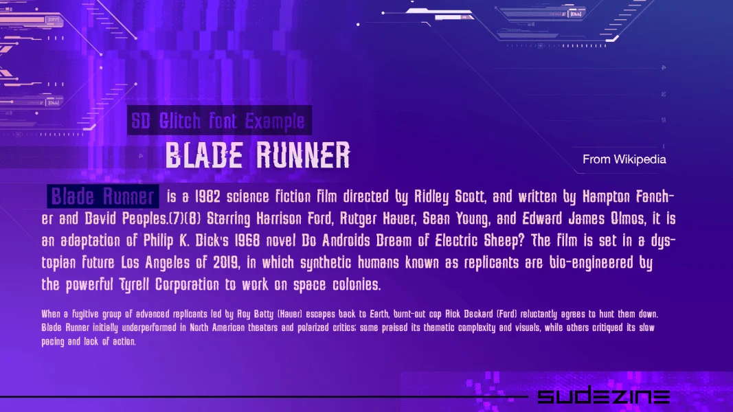 SDGlitchDemo Font preview 3
