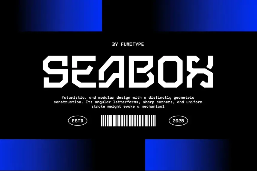 Seabox Font preview 2