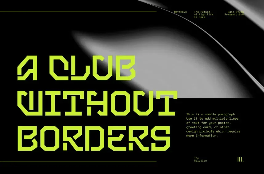 Seabox Font preview 4