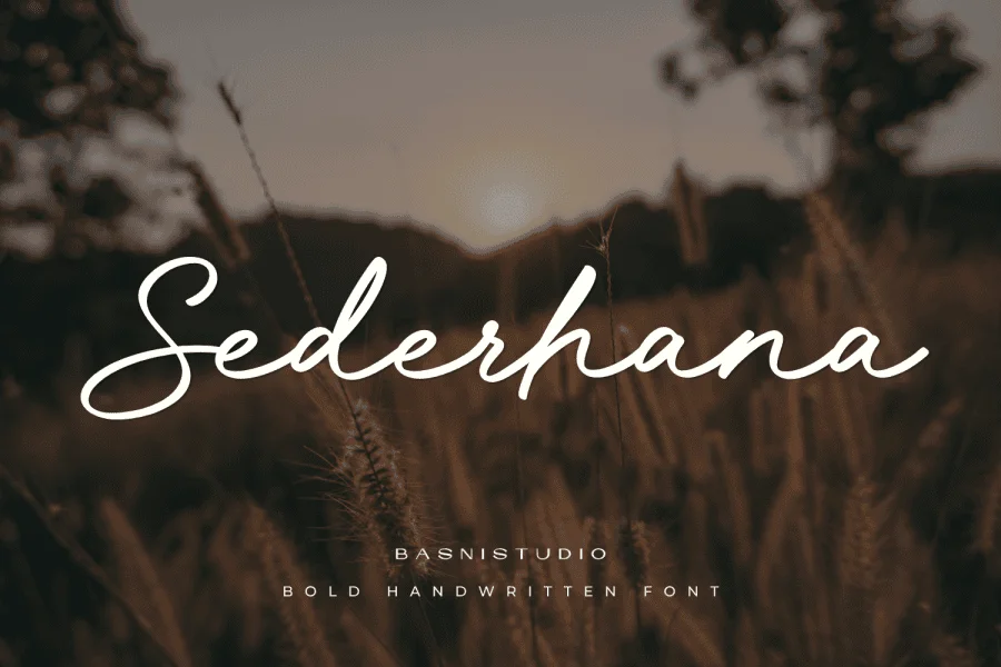 Sederahana Font
