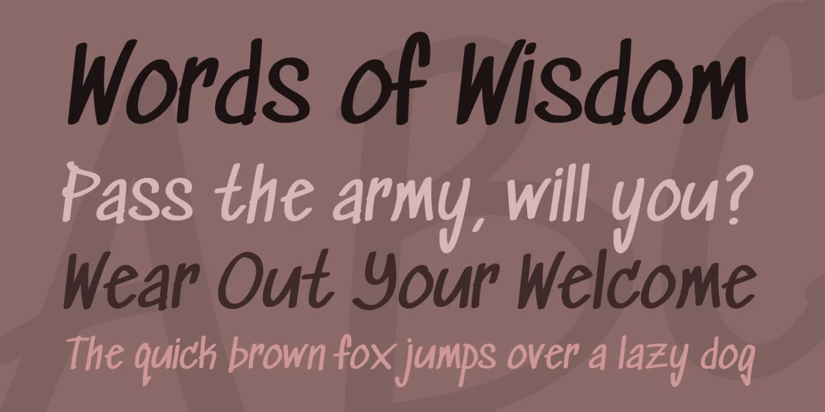 Sedgwick Ave Font preview 2