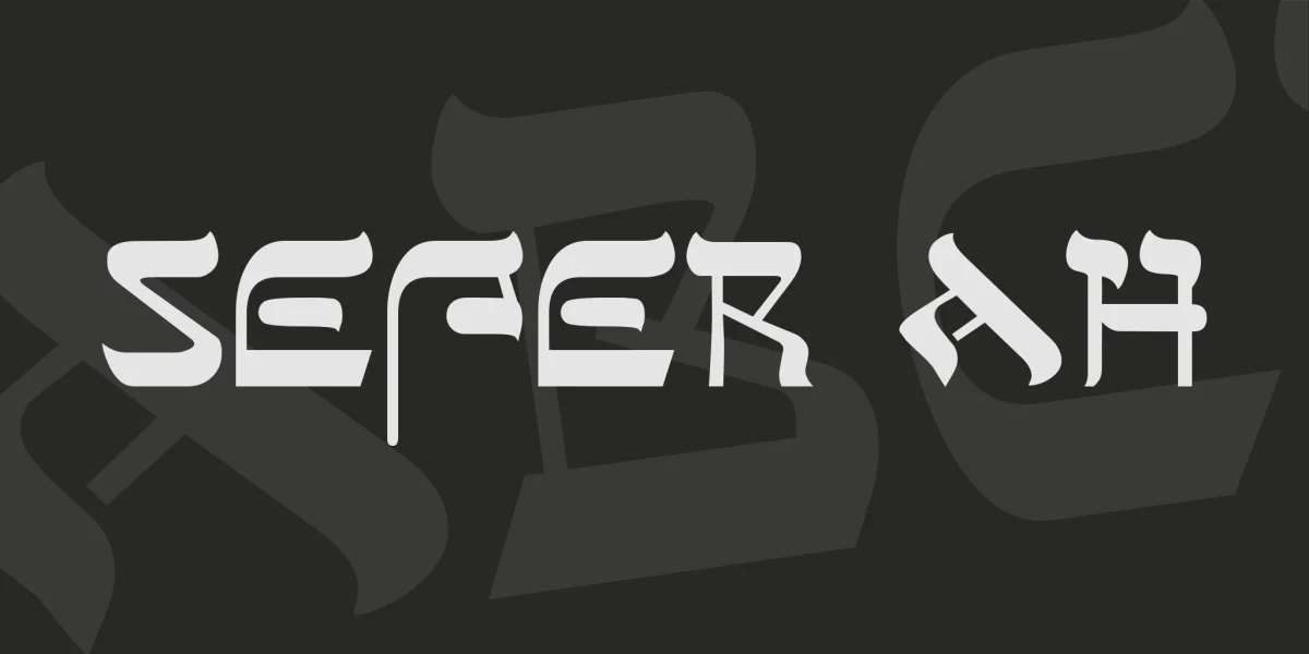 Sefer AH Font