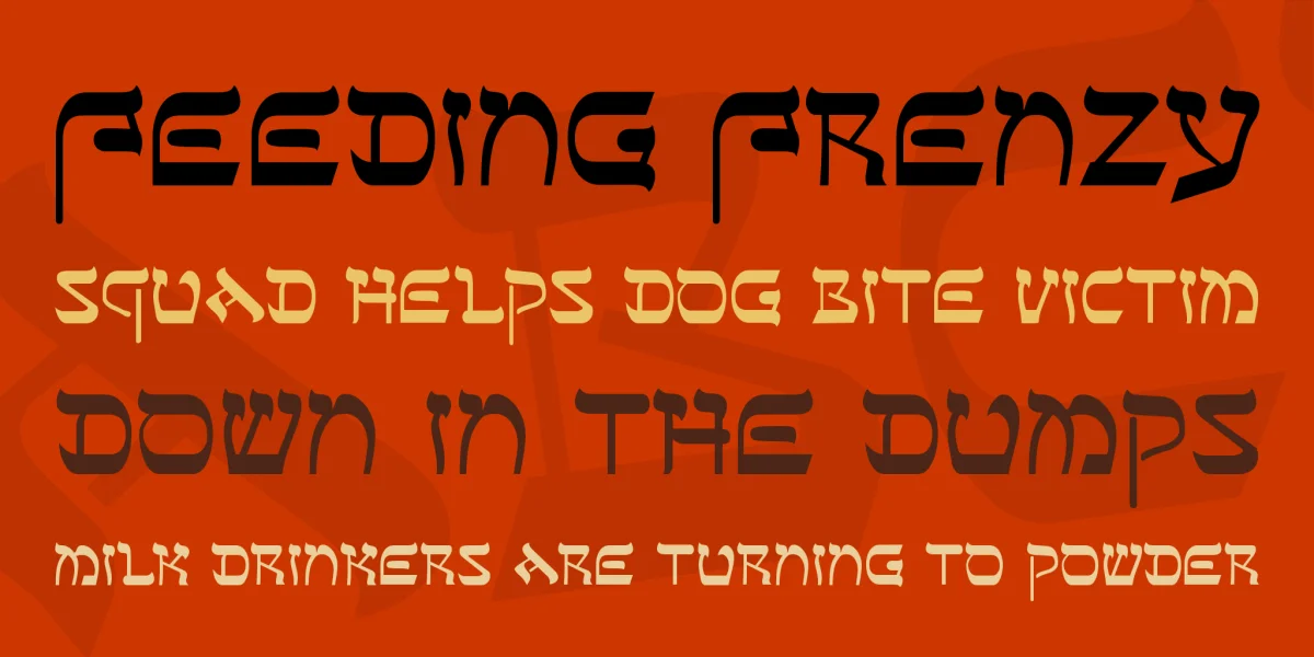 Sefer AH Font preview 2