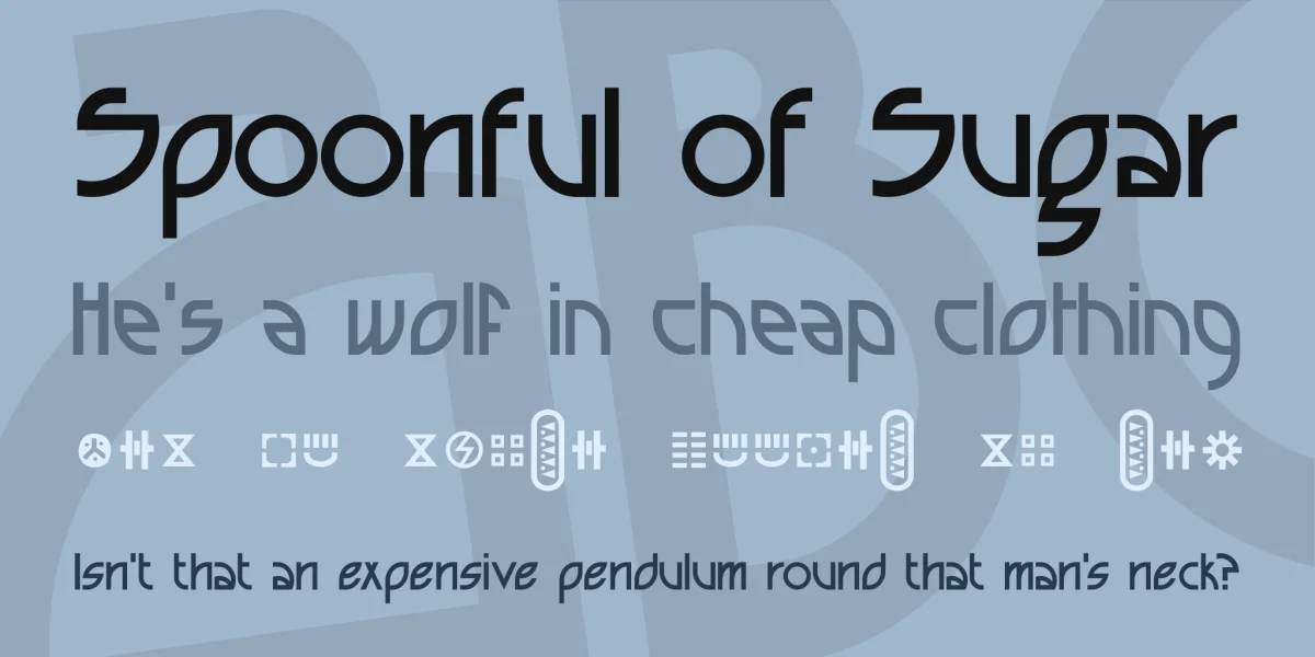 Seized Font Family preview 2