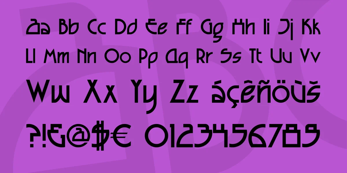 Seized Font Family preview 3