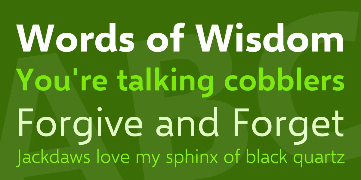 Selawik Font Family preview 2