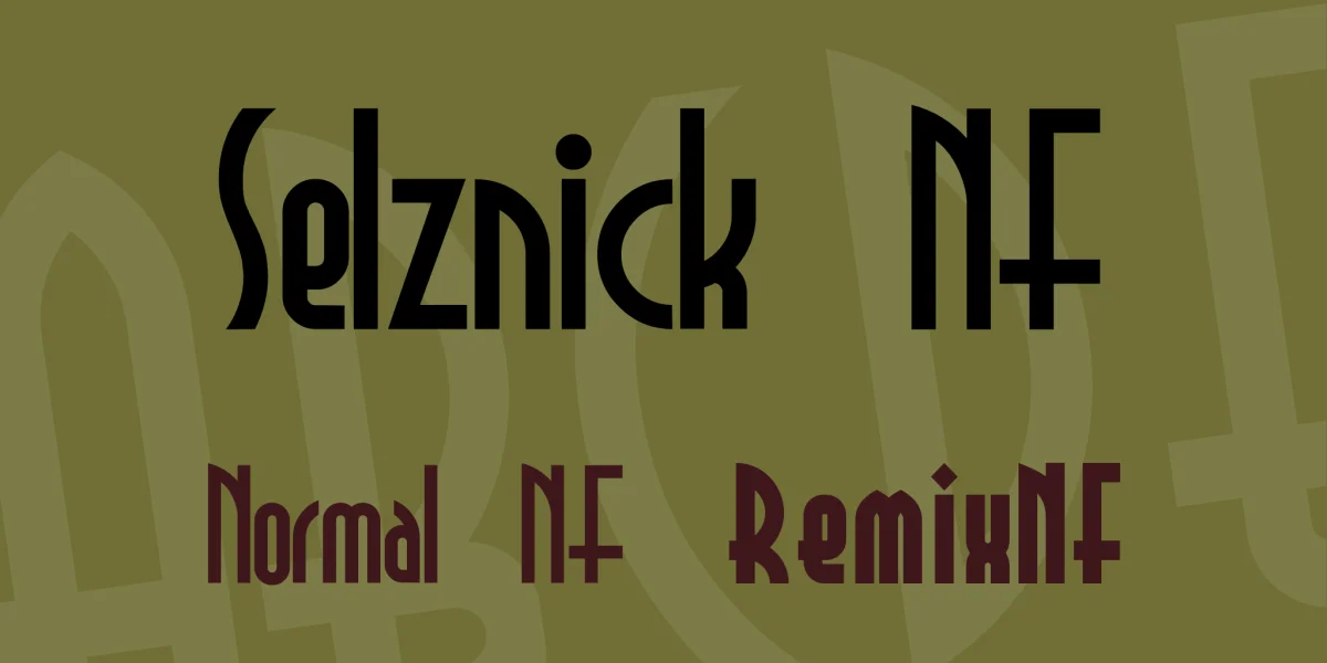 Selznick NF Font Family