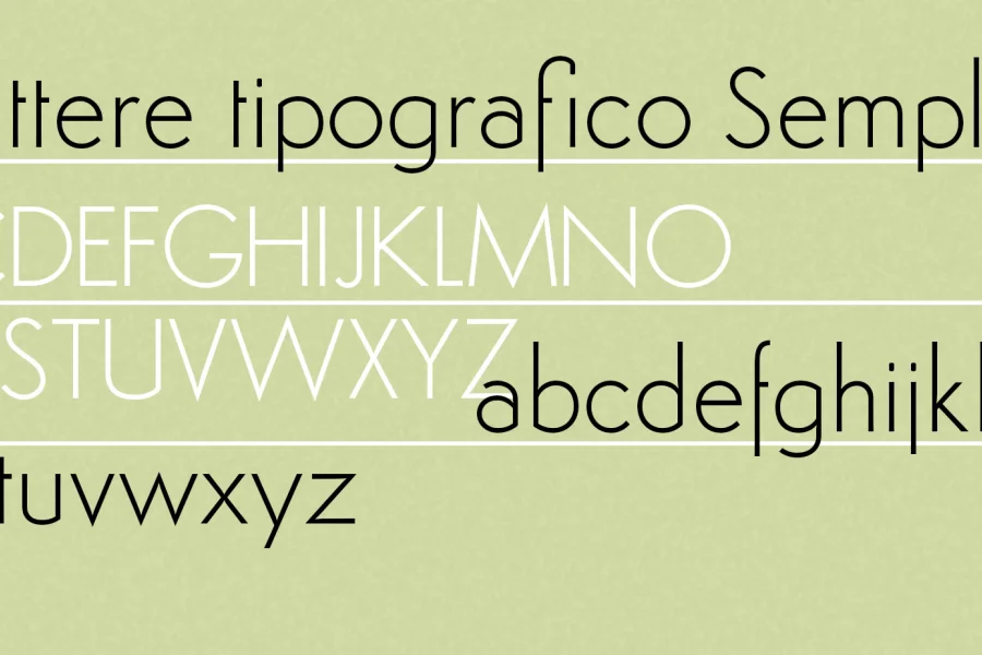 Semplicità Font Family preview 3
