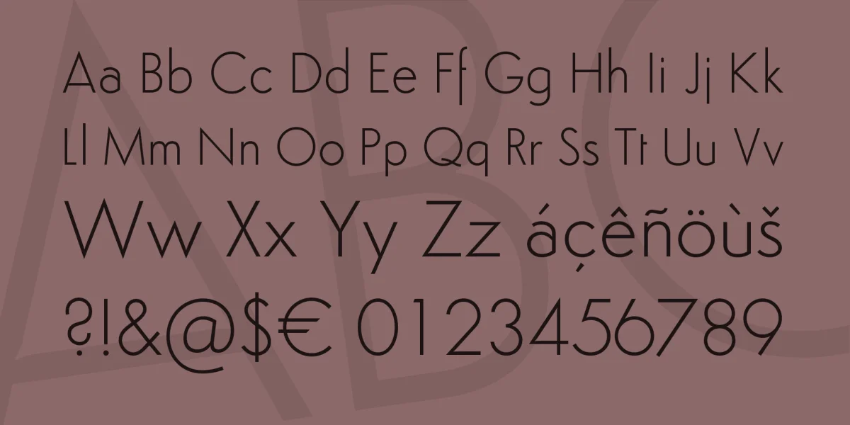 Semplicità Font Family preview 7