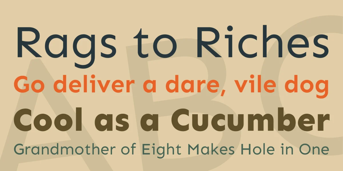 Sen Font Family preview 2