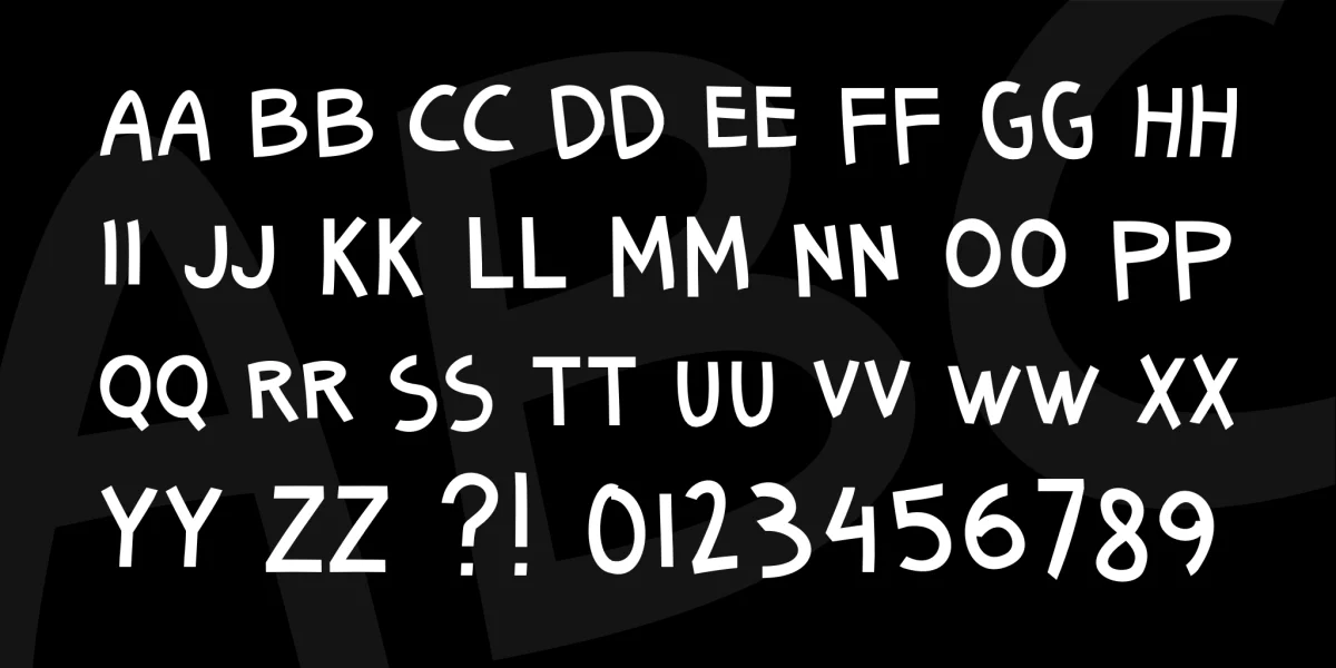 Senang Banyol Font preview 4