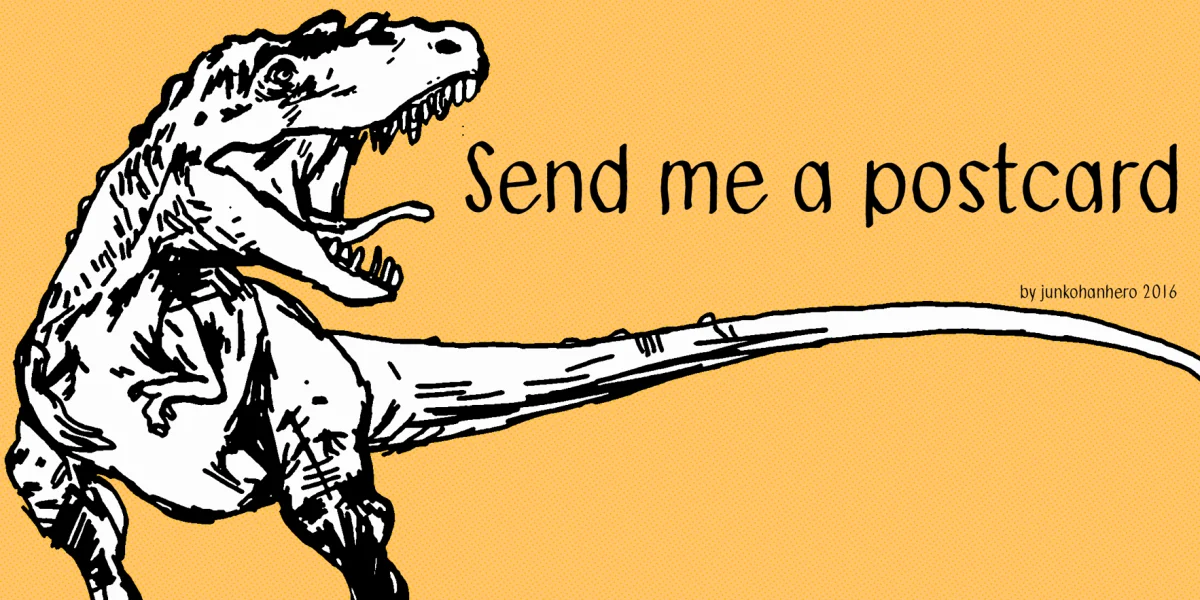 Send me a postcard Font