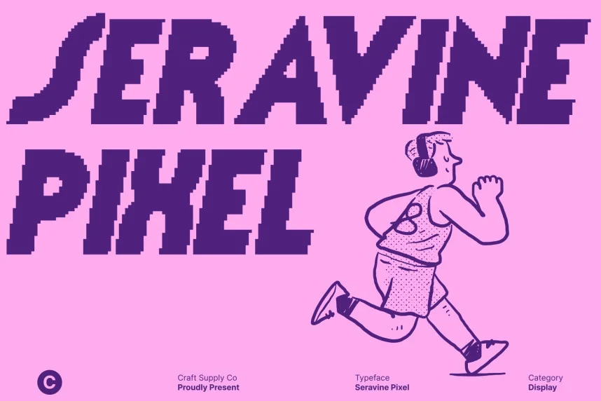 Seravine Pixel Font