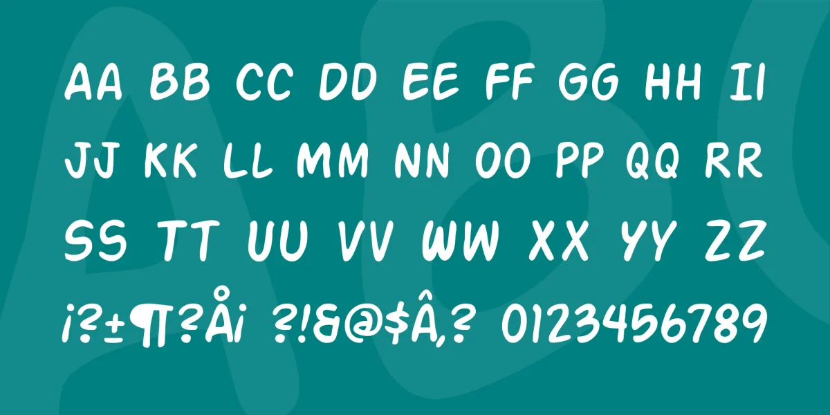 SF Action Man Font Family preview 5
