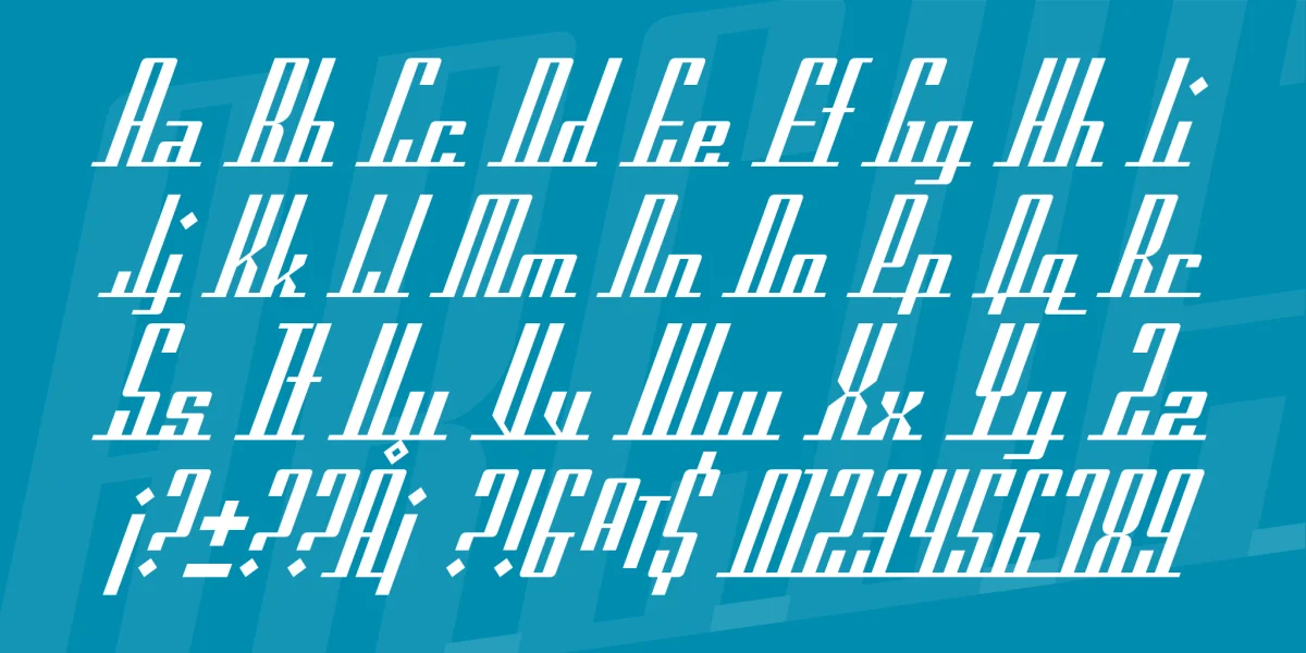 SF Americana Dreams Font Family preview 3