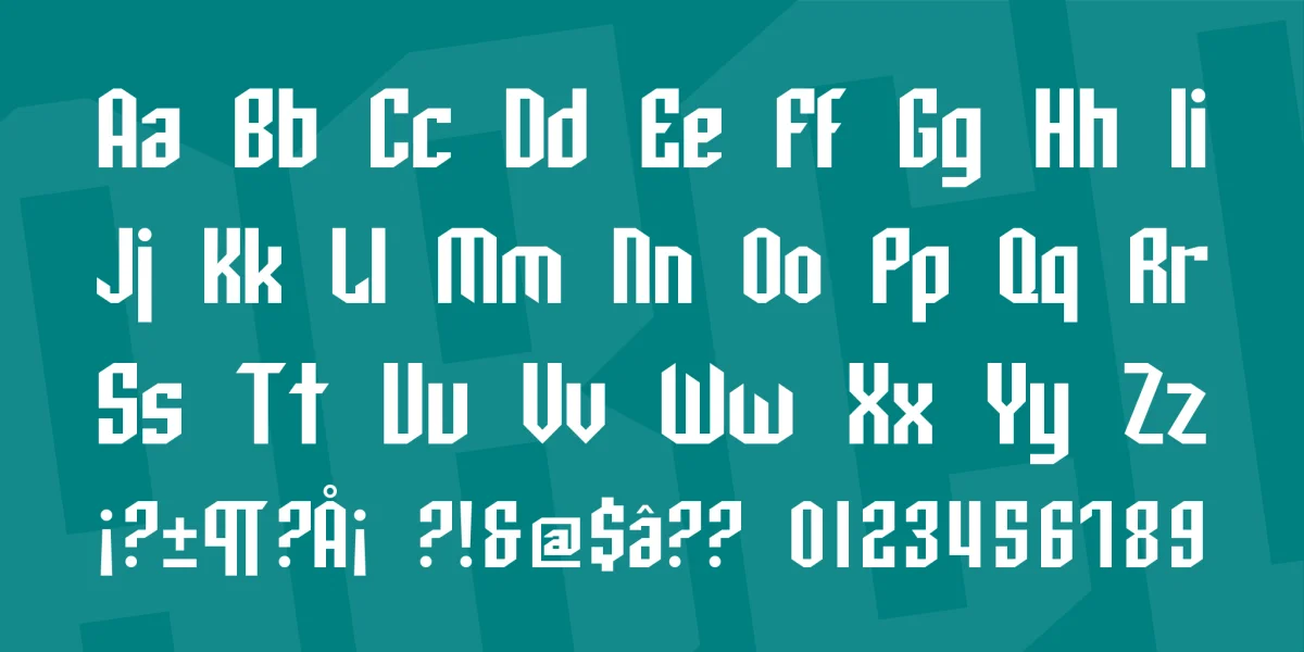 SF Archery Black Font Family preview 4
