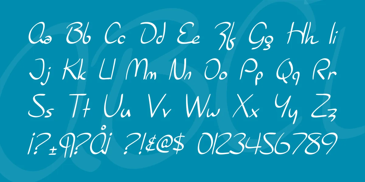 SF Burlington Script Font Family preview 3