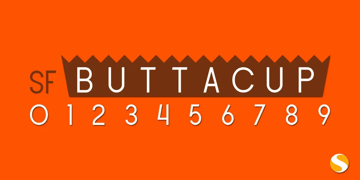 SF Buttacup Font Family
