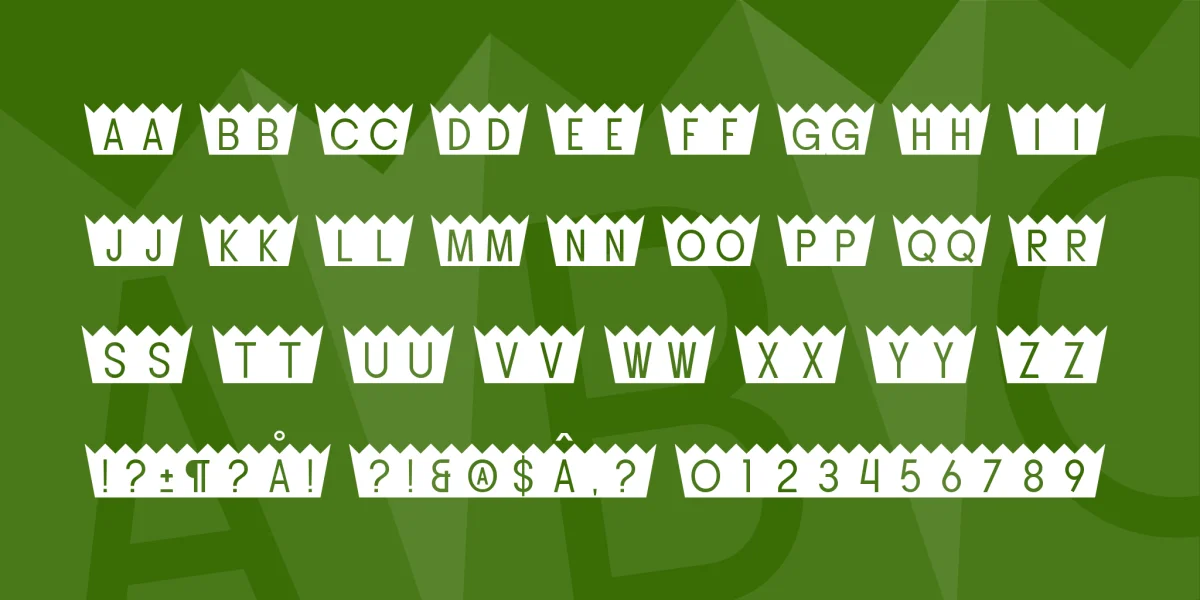 SF Buttacup Font Family preview 3