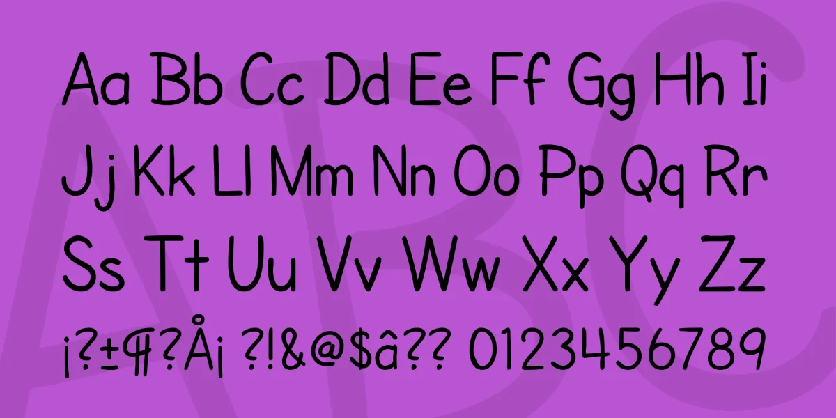 SF Cartoonist Hand Font Family preview 4