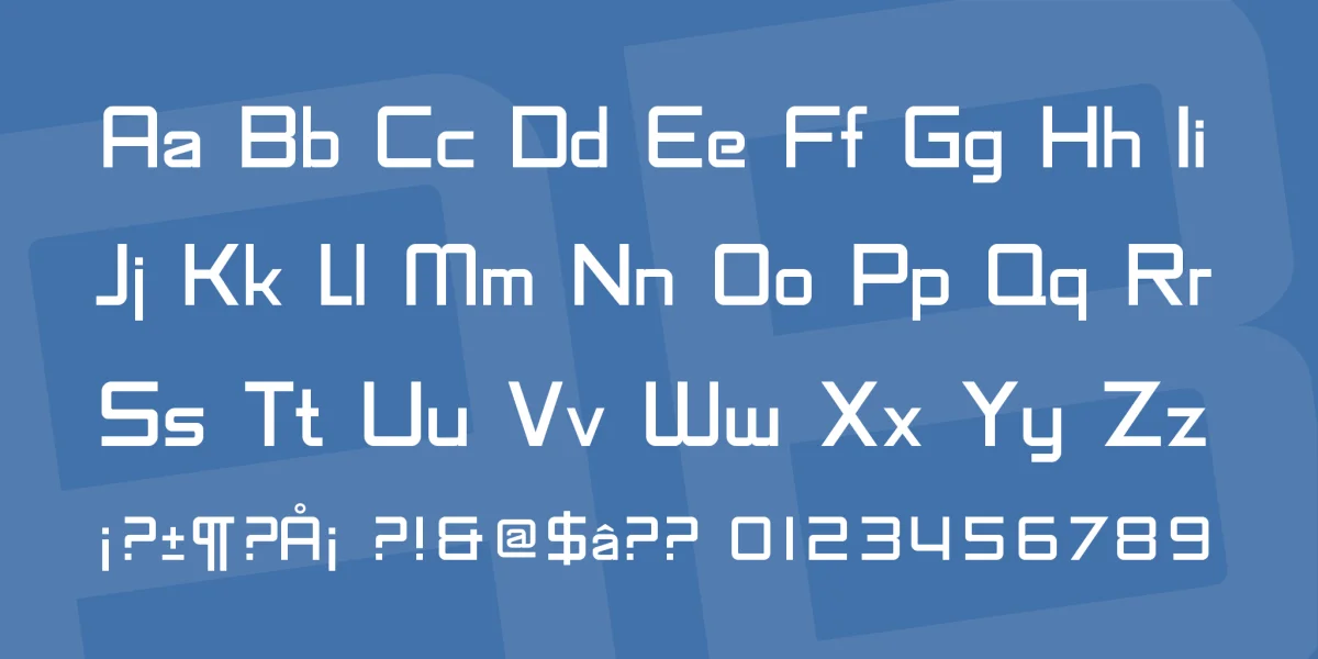 SF Chaerilidae Font Family preview 3