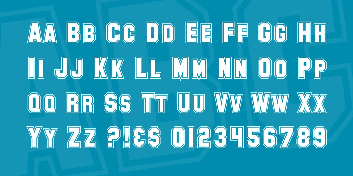 SF Collegiate Font Family preview 2