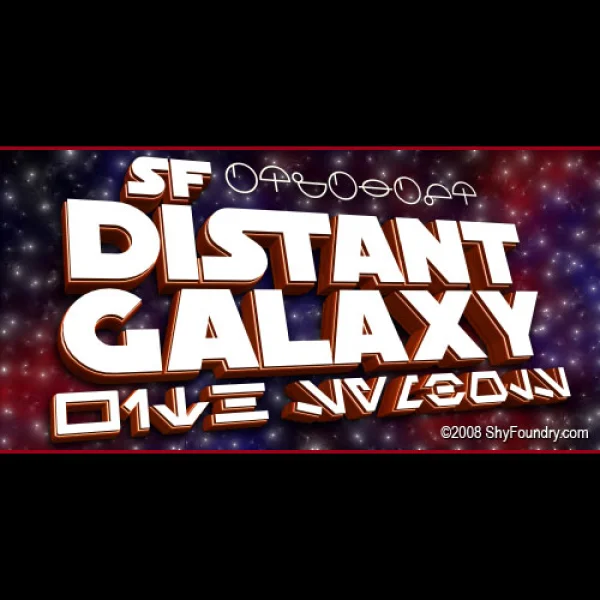 SF Distant Galaxy Font Family