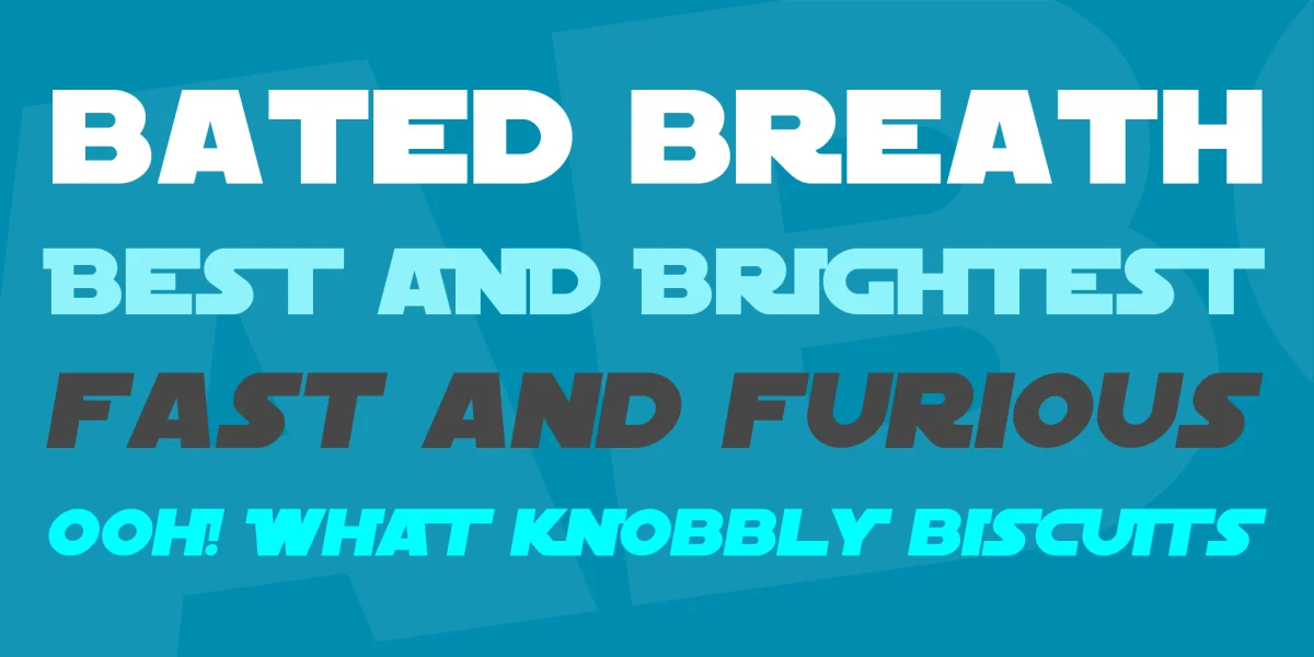 SF Distant Galaxy Font Family preview 3
