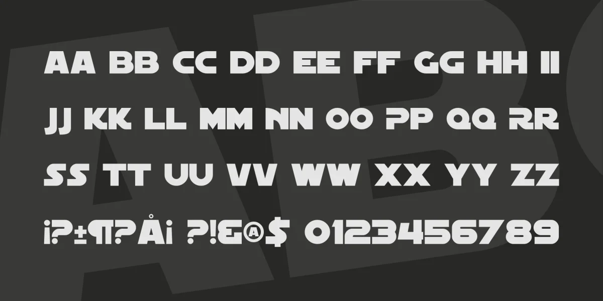 SF Distant Galaxy Font Family preview 4