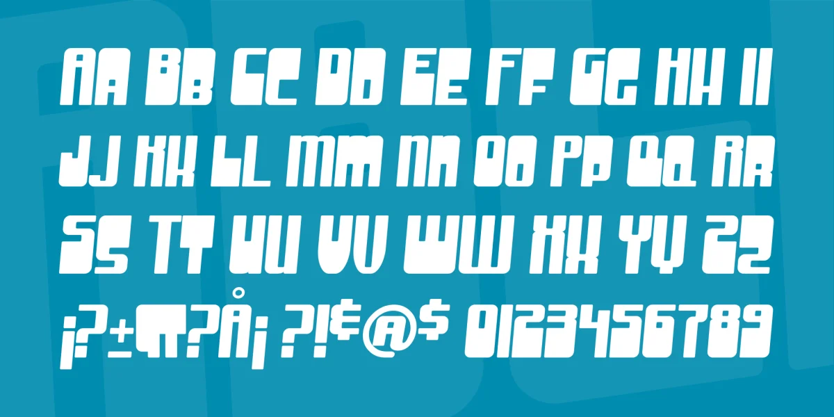 SF Groove Machine Font Family preview 3