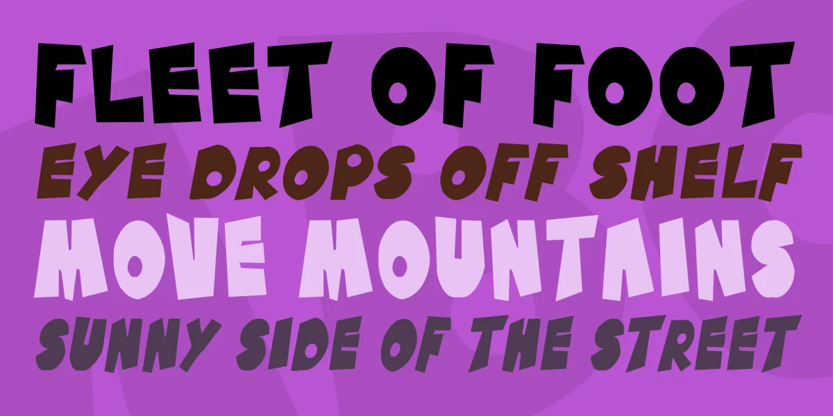 SF Pale Bottom Font Family preview 2