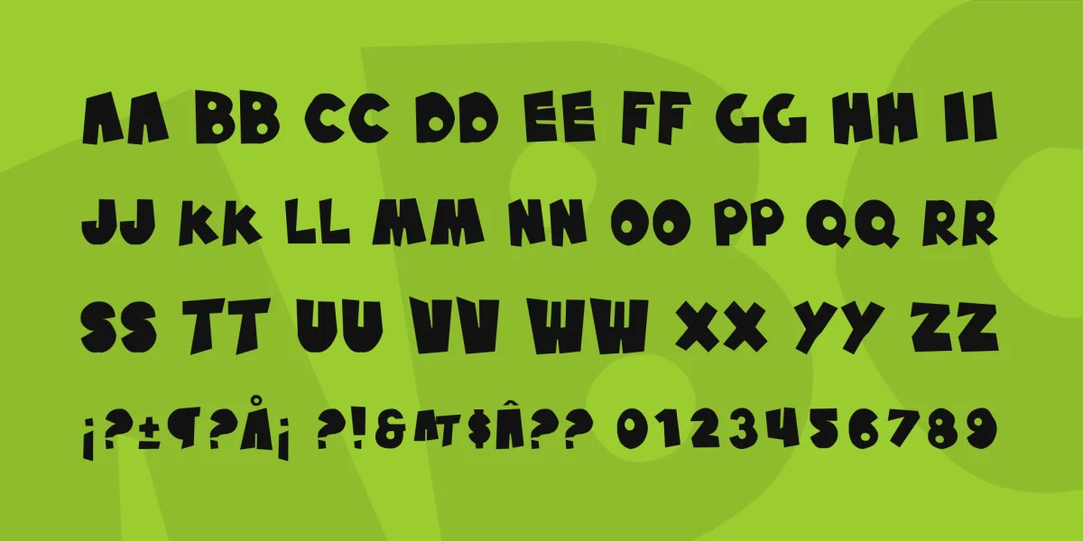 SF Pale Bottom Font Family preview 3