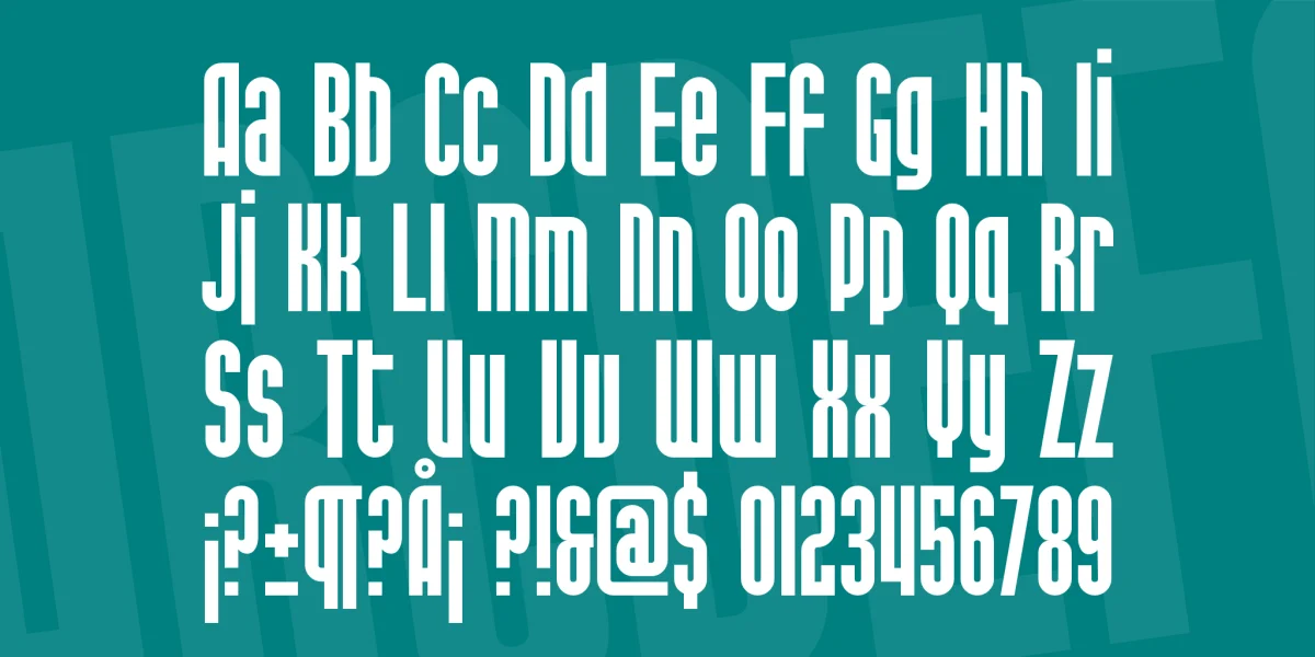 SF Port McKenzie Font Family preview 2