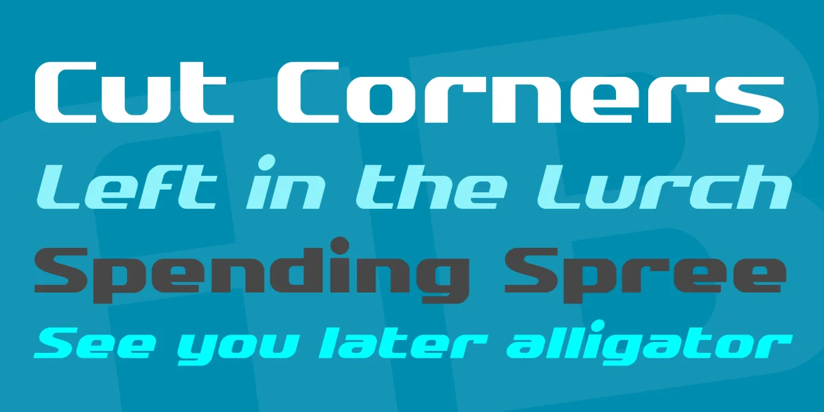 SF Quartzite Font Family preview 2