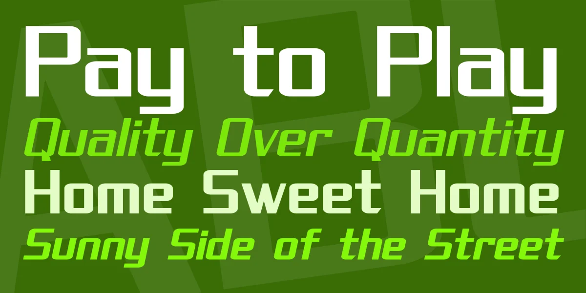 SF Theramin Gothic Font Family preview 3