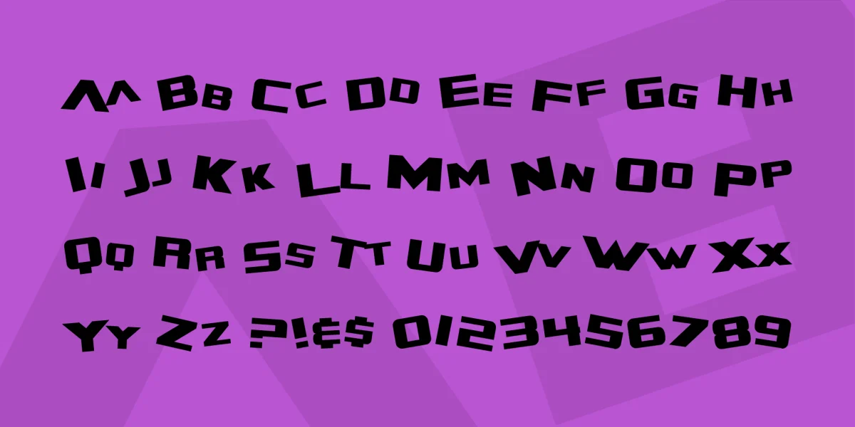 SF Zero Gravity Font Family preview 2