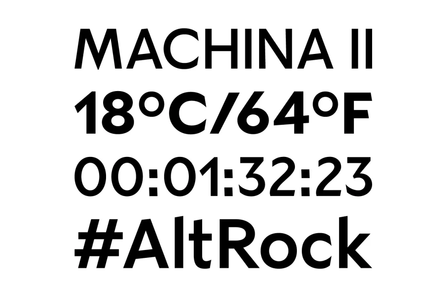 SG Alternative Font Family preview 3