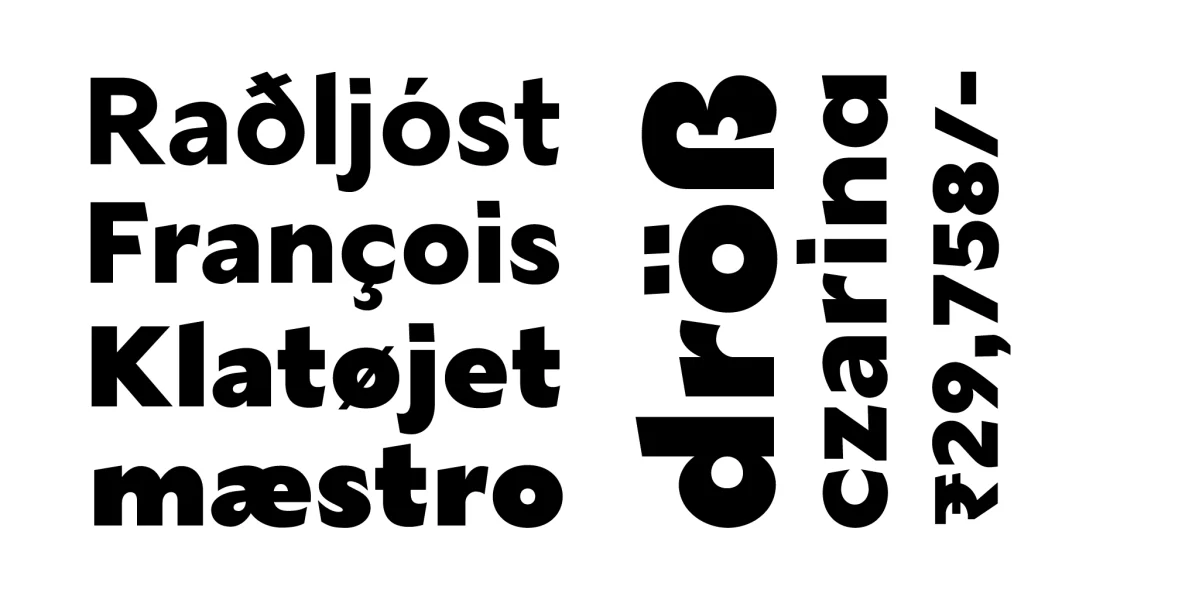 SG Alternative Font Family preview 4