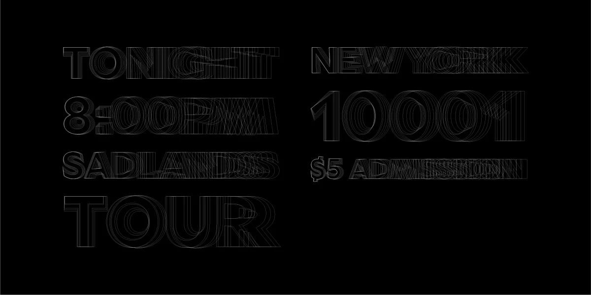 SG Alternative Font Family preview 5