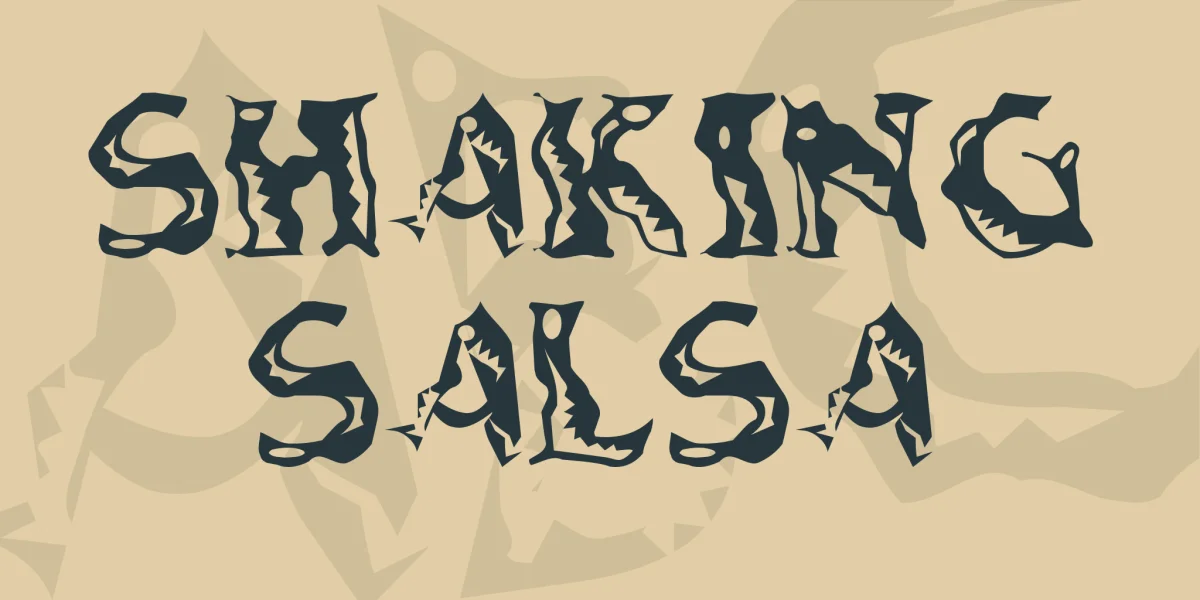 Shaking Salsa Font