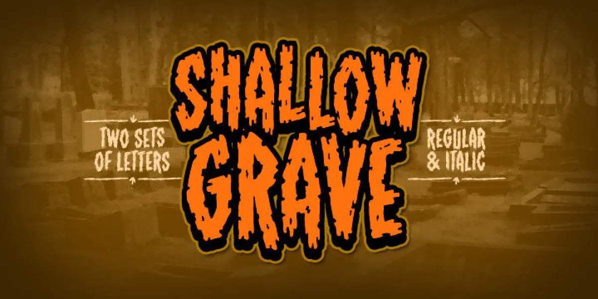 Shallow Grave BB Font Family