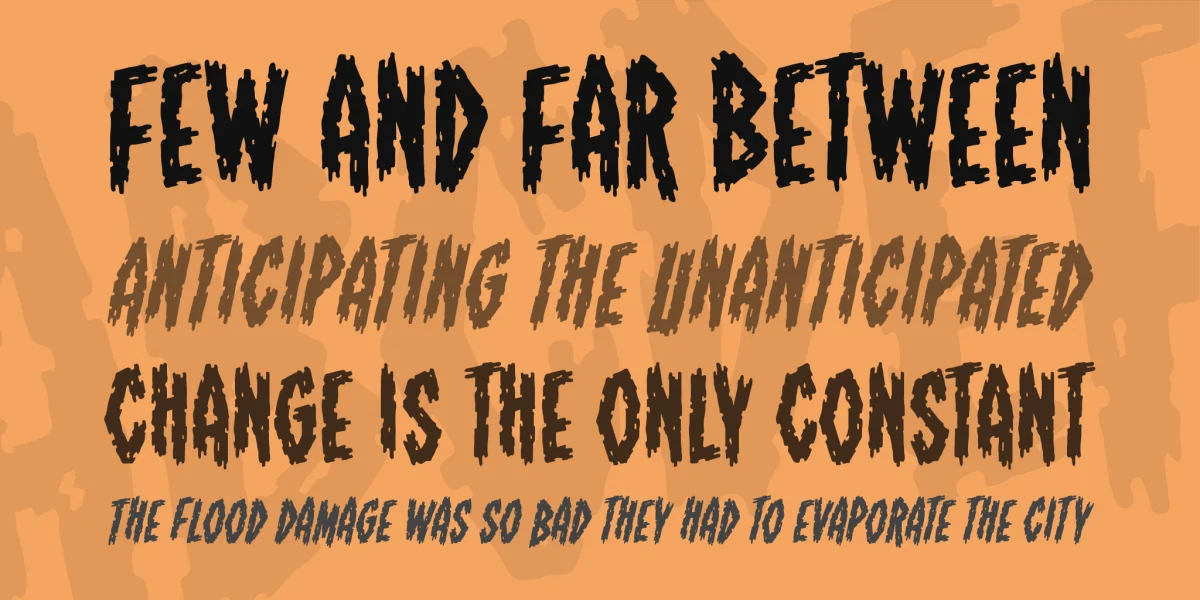 Shallow Grave BB Font Family preview 2
