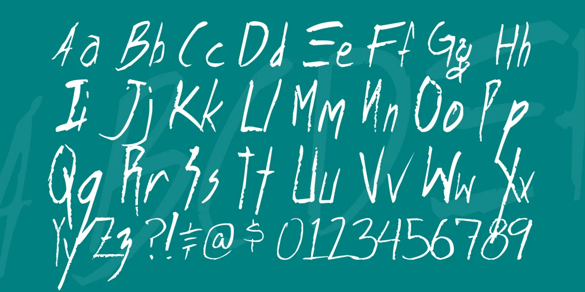 Shank Font preview 4