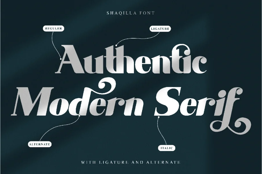 Shaqilla Font Family preview 2