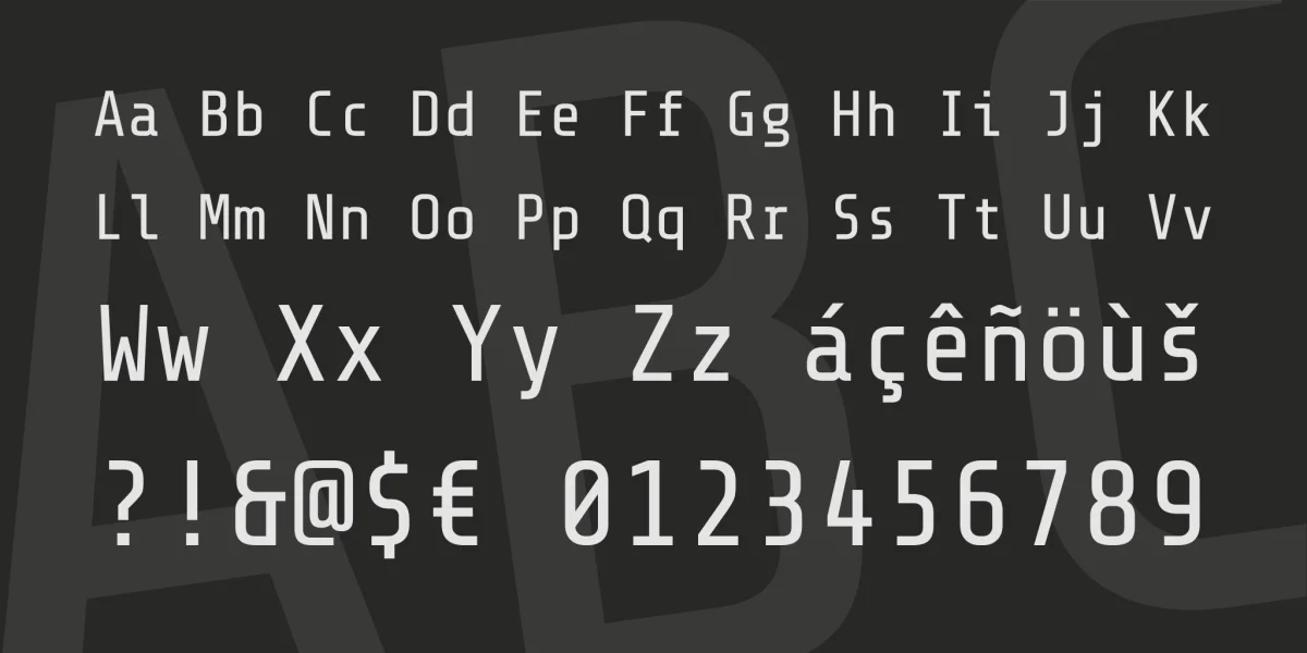 Share Tech Mono Font preview 4
