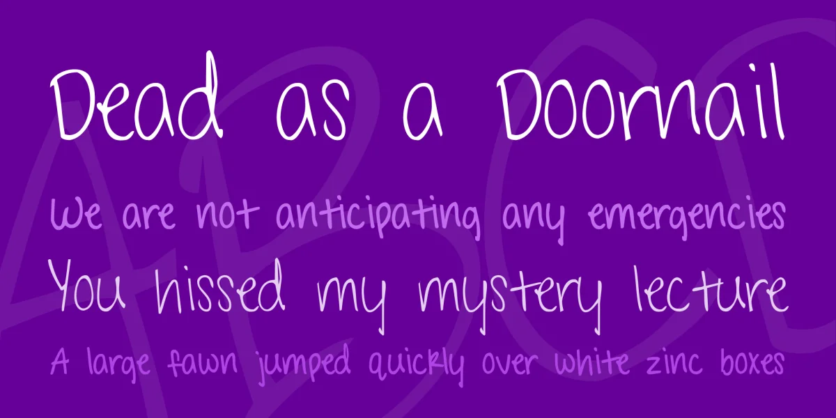 Shark in the Water Font Family preview 2