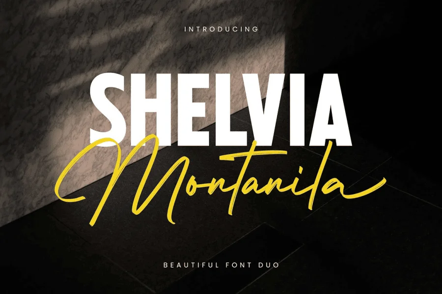 Shelvia Montanila Font Family