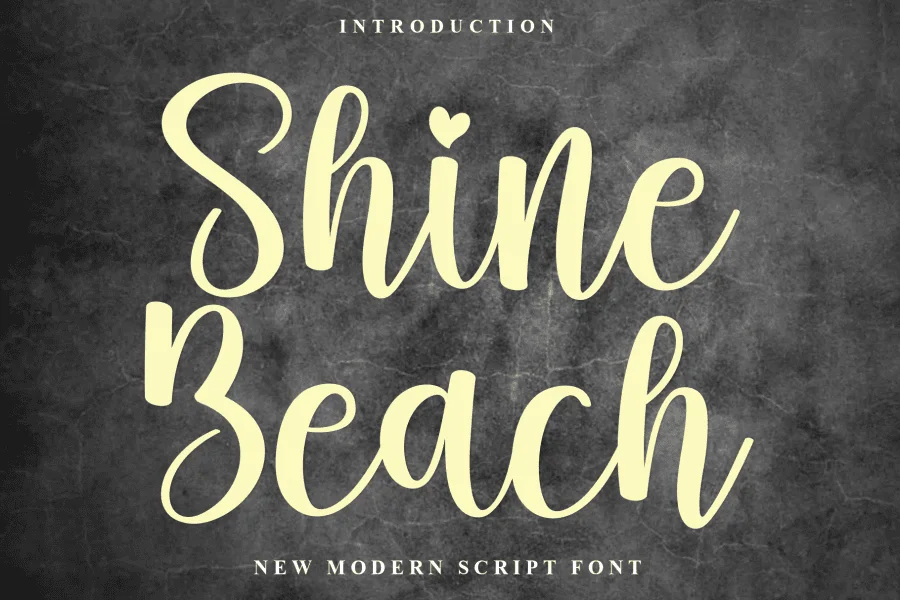 Shine Beach Font