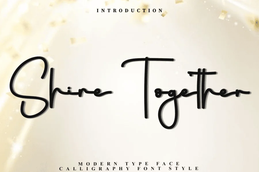Shine Together Font