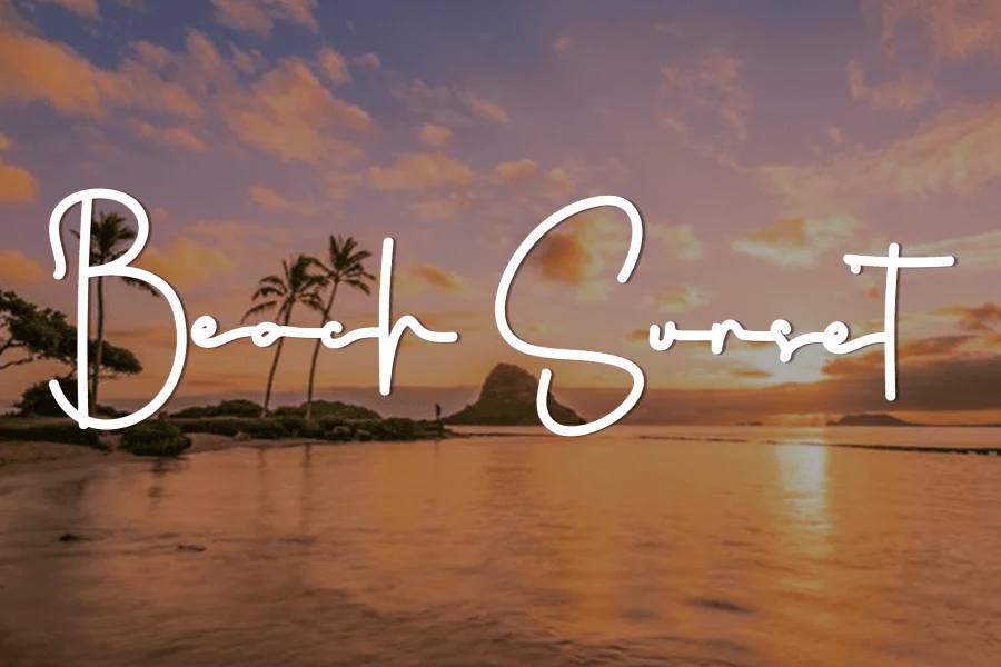 Shine Together Font preview 2